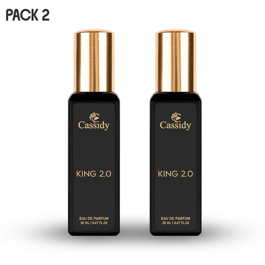 CASSIDY King 2.0 perfume 20ml (Pack of 2) LASATECH