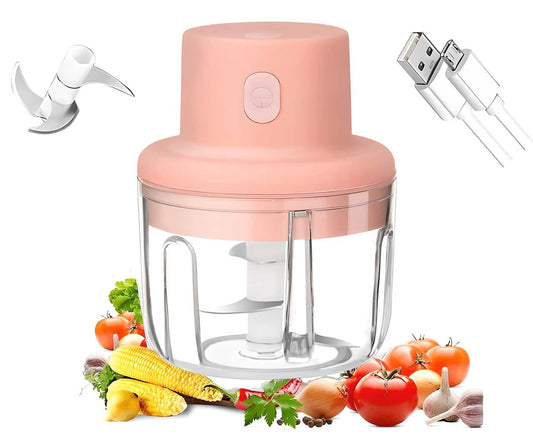 USB Rechargeable Speedy Mini Chopper Slicer for Food Supplement Machine Blender LASATECH