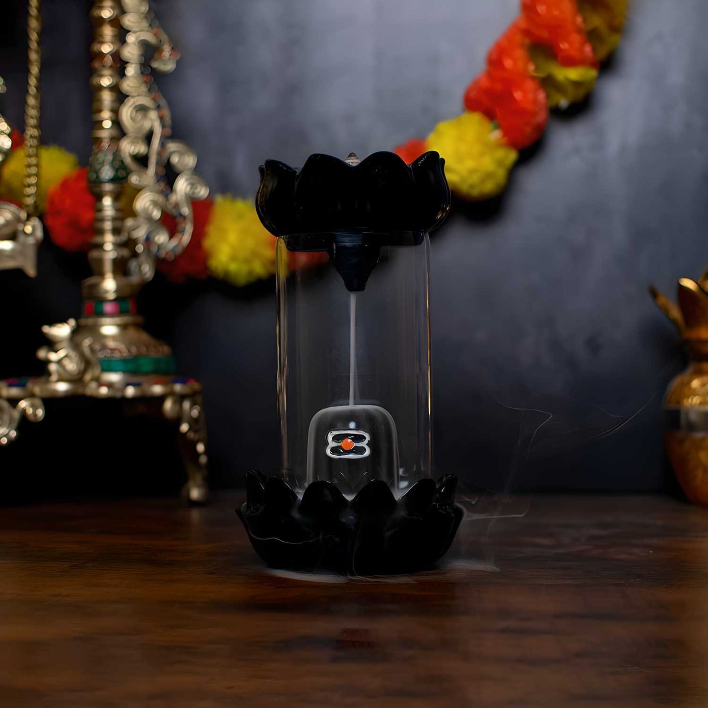 Shiva Linga Cylinder Glass LASATECH