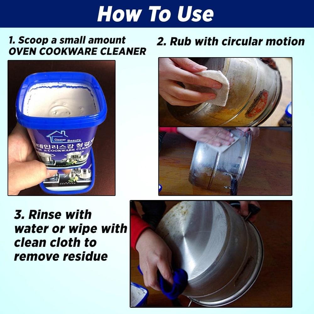 Cookware Cleaning Paste-Oven and cookware pot cleaner LASATECH