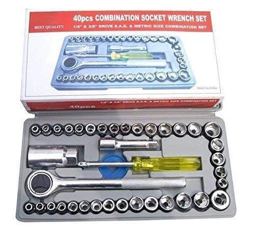 Screwdriver - Multipurpose 40 in 1 Screwdriver Socket Set and Bit Tool Kit Set LASATECH