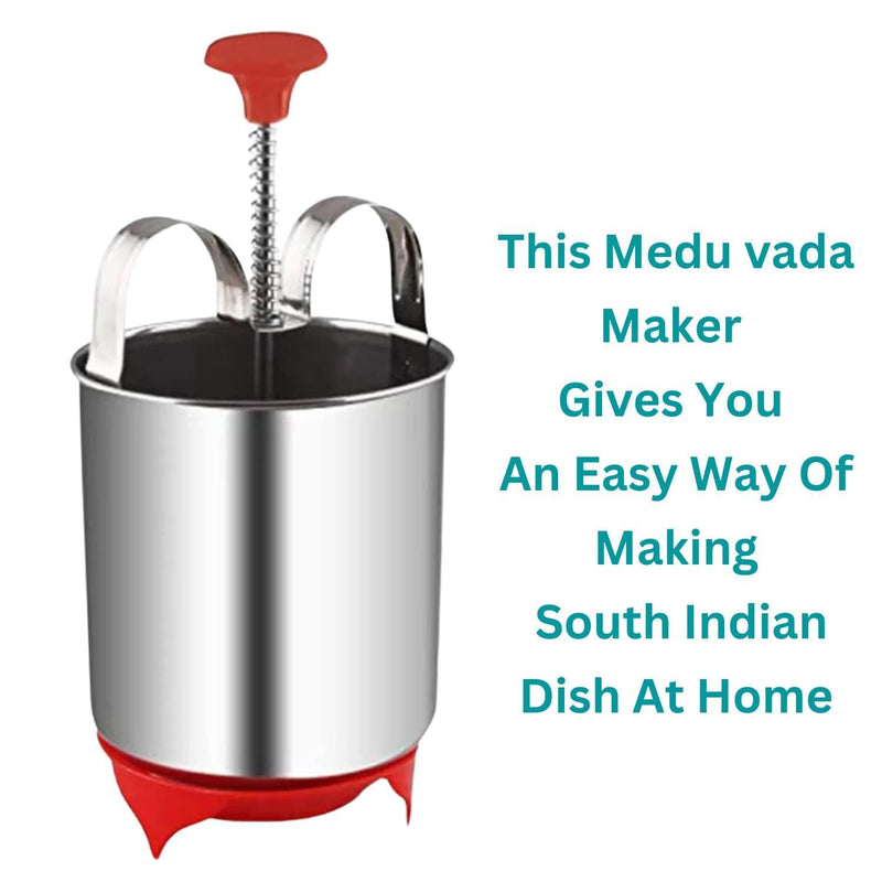 Stainless Steel Medu Vada Maker With Stand LASATECH