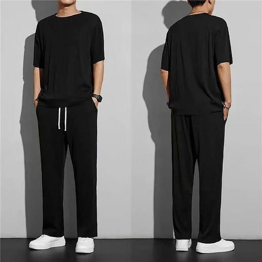 Mens Stretchabale Solid Tracksuit LASATECH