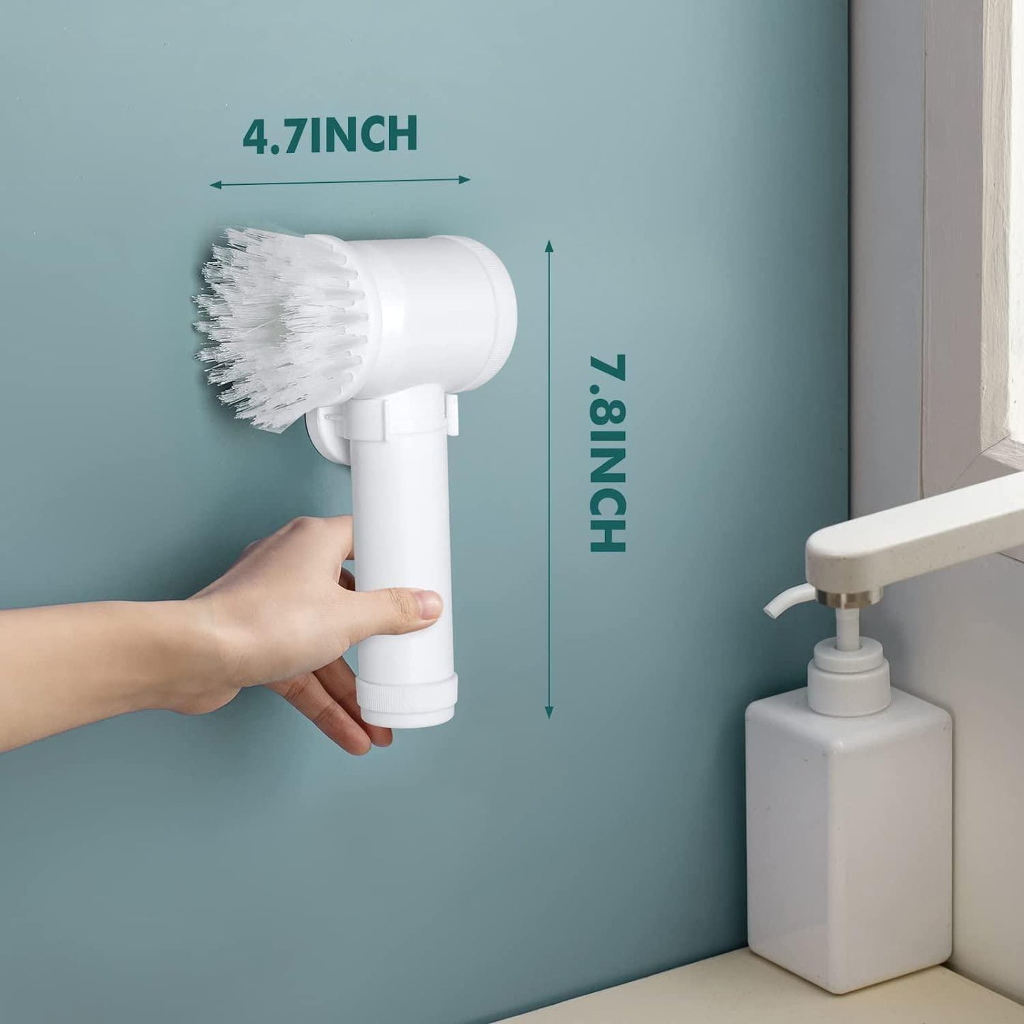 5 in 1 Handheld Bathroom Cleaning Brush LASATECH