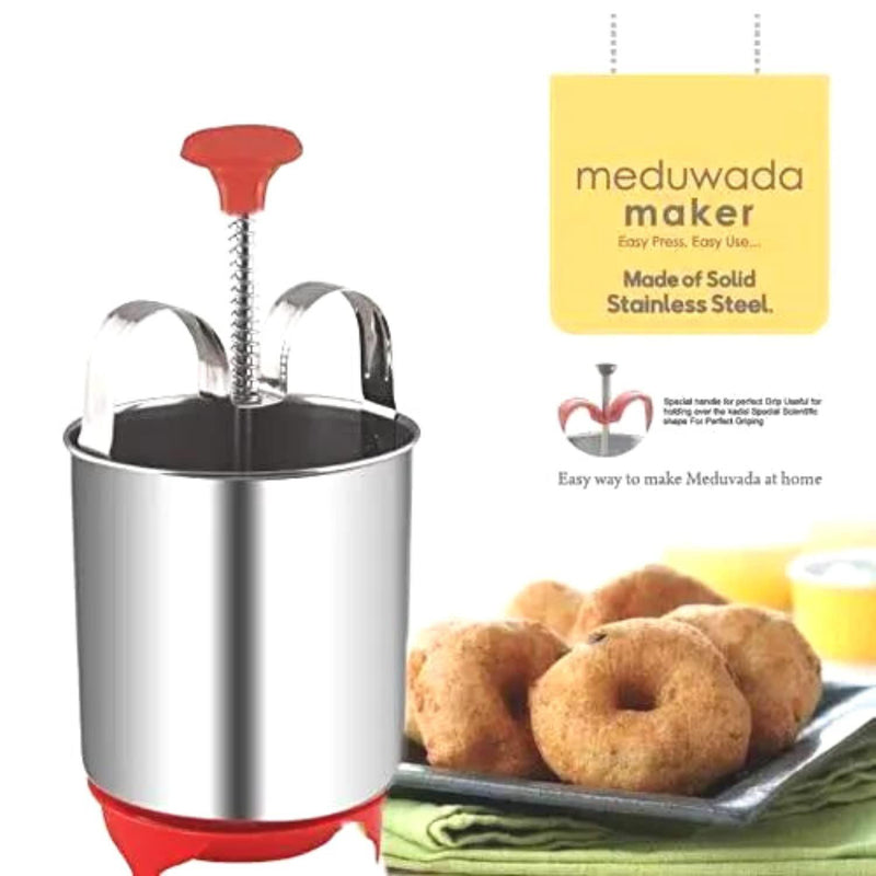 Stainless Steel Medu Vada Maker With Stand LASATECH