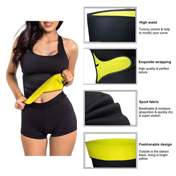 Sweat Belt - Hot Body Shaper Belly Fat Burner For Men & Women LASATECH