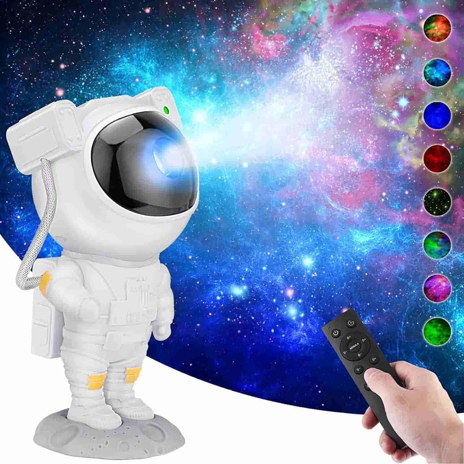 Astronaut Galaxy Projector - 360 Magnetic Head Rotation, Remote Control LASATECH