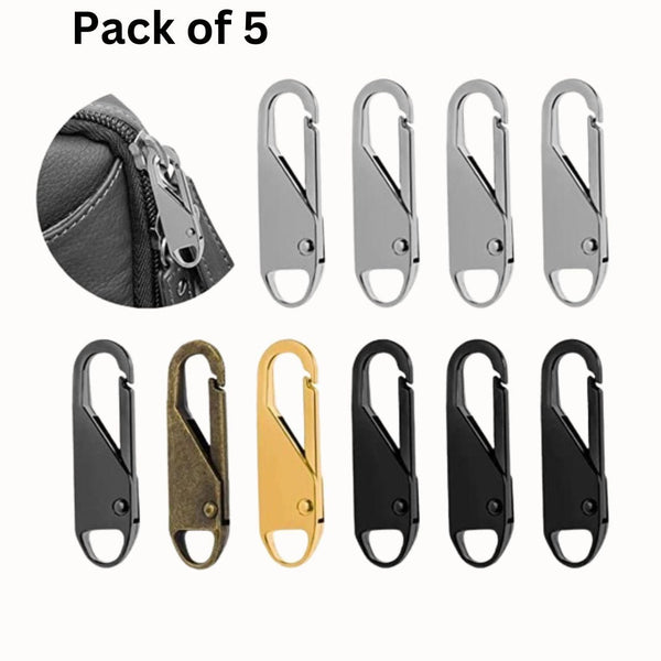 Zipper Pull Replacements, Detachable Zipper Pull (Pack of 5) LASATECH