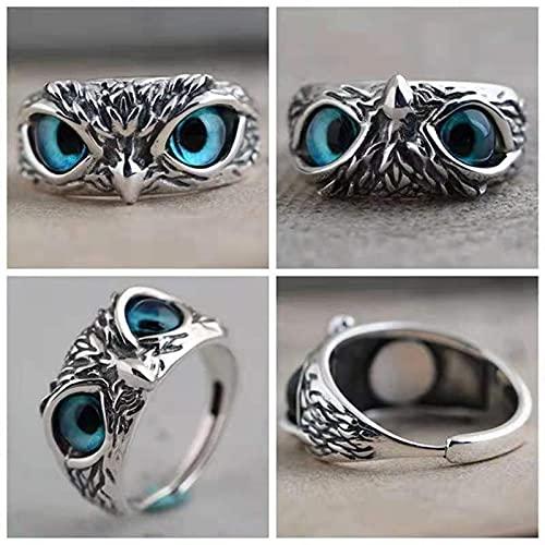 Owl ring (adjustable), metal for men and women LASATECH