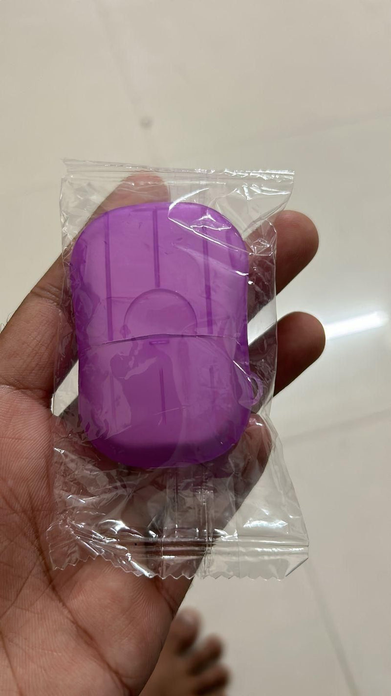 3 Pcs Portable Disposable Mini Scented Paper Soap LASATECH