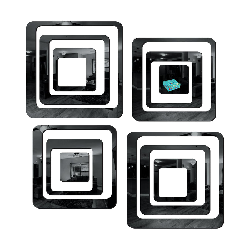 3D Acrylic Mirror Wall Sticker Decoration LASATECH