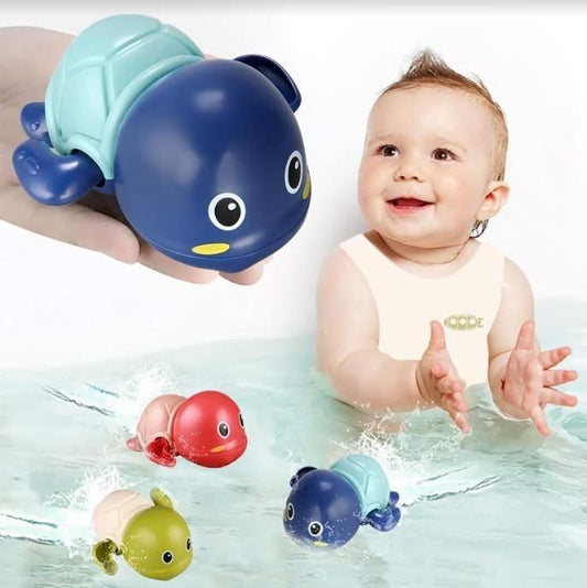 Cute Swimming Turtle Bath Toys for Kids Wind Up Toys for 1 Year Old Kids LASATECH