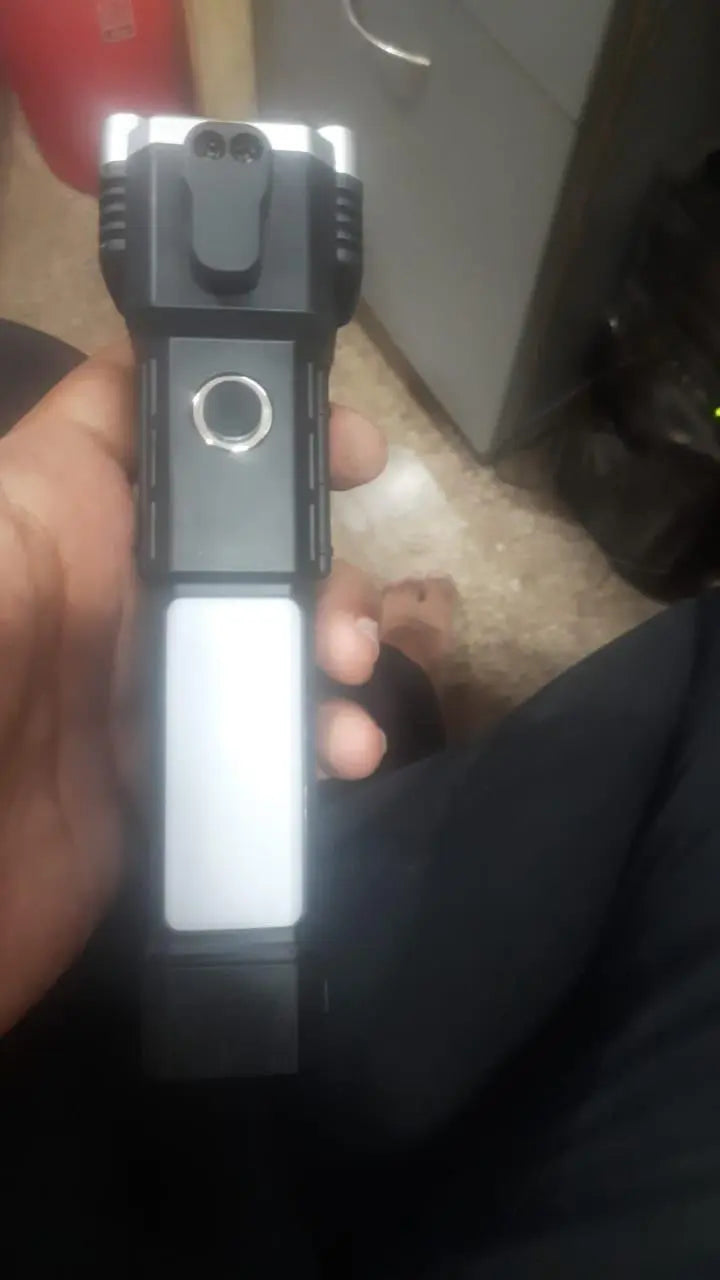Portable Rechargeable Torch LED Flashlight LASATECH