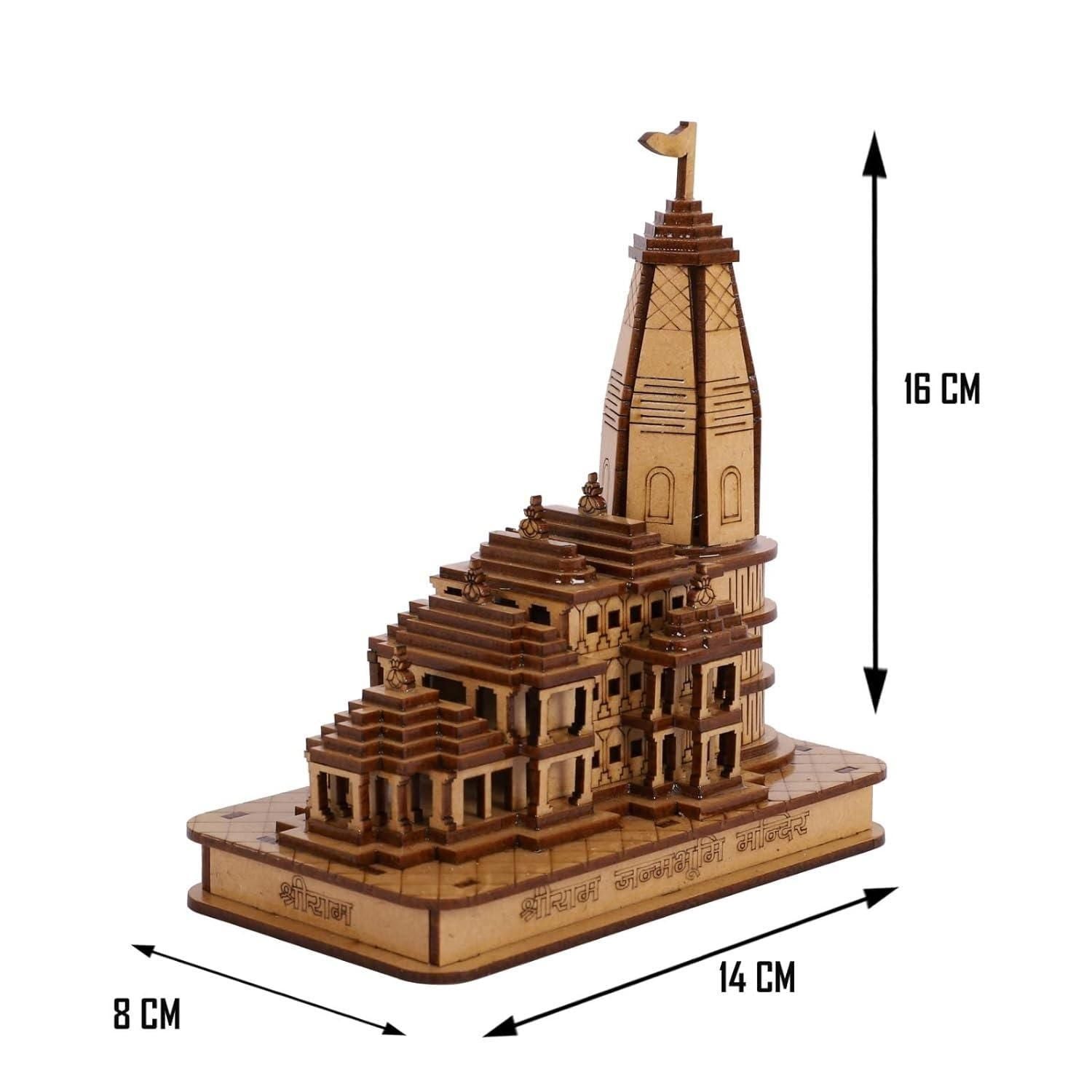 Decorative Showpiece Wood Temple for Gift LASATECH