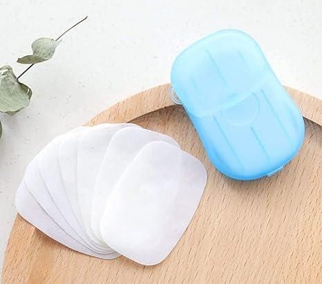 3 Pcs Portable Disposable Mini Scented Paper Soap LASATECH