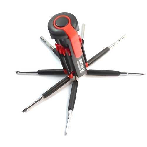 Screwdriver- 8 in 1 Screwdriver Interchangeable Bits Tool Set LASATECH