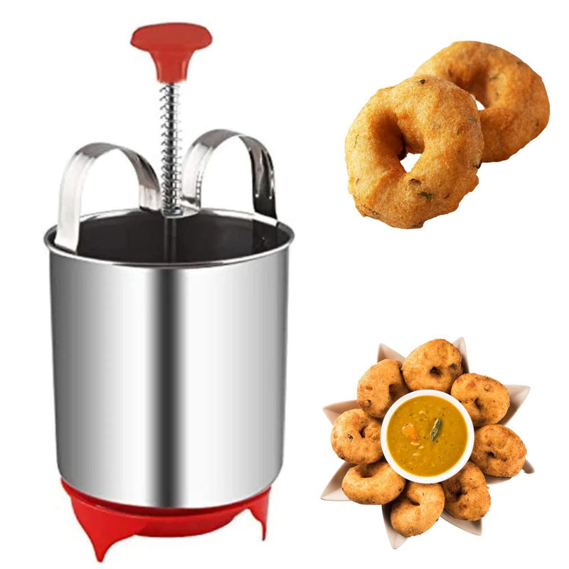 Stainless Steel Medu Vada Maker With Stand LASATECH