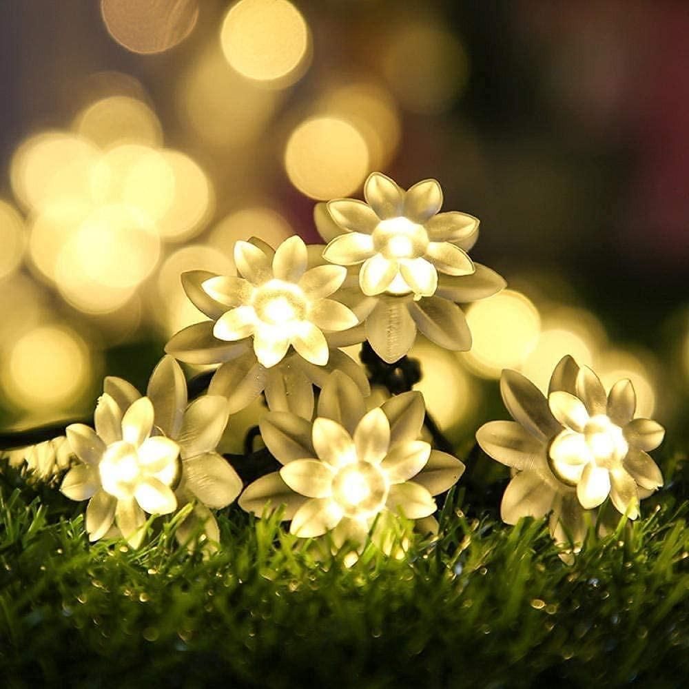 16 Led Lotus Flower Decoration Lights, 3 Meters LASATECH