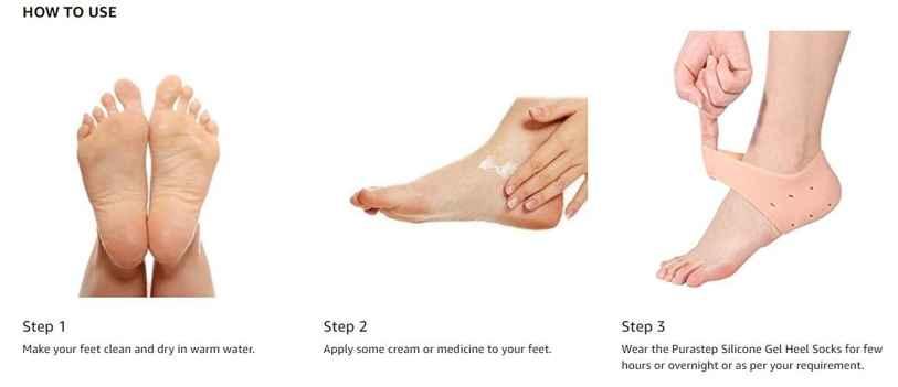 Anti-Crack Silicone Gel Heel Pad LASATECH