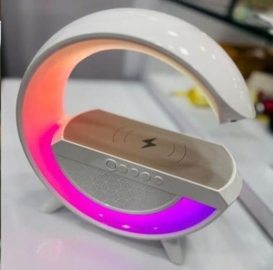 Wireless Charging Atmosphere Lamp with Bluetooth Speaker LASATECH