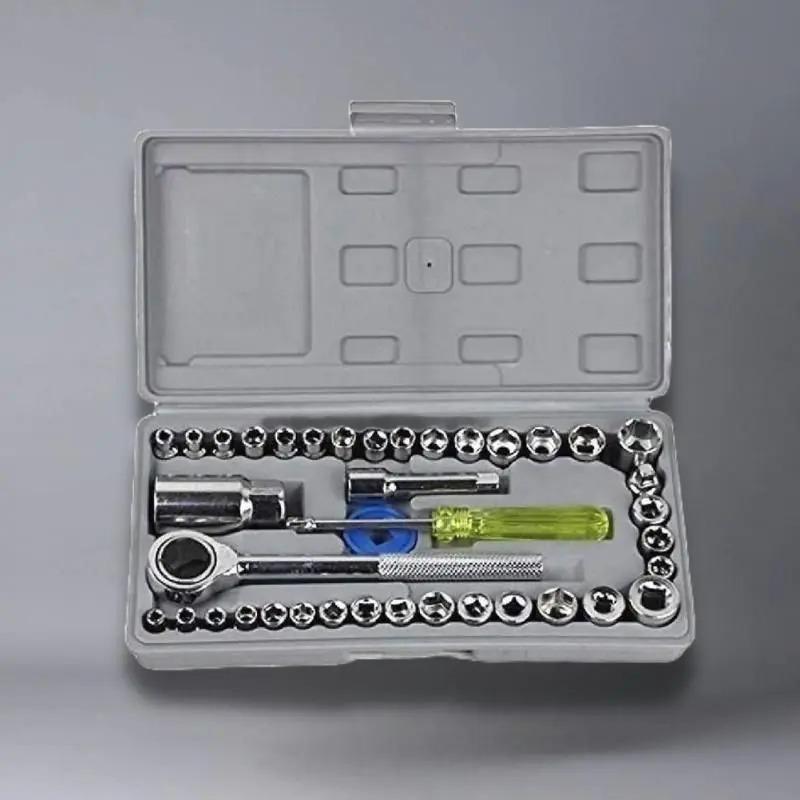 Screwdriver Tool Kit-Multipurpose 40 in 1 Screwdriver Socket Set and Bit Tool Kit Set LASATECH