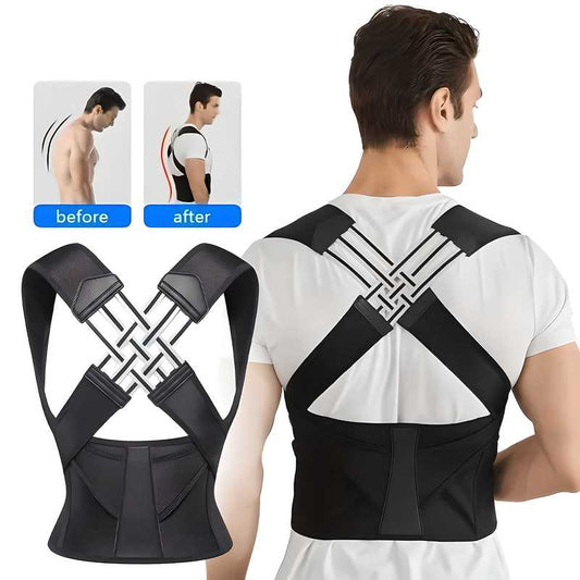 Adjustable Back Posture Corrector/ Slouching Relieve Pain Belt Women Men LASATECH