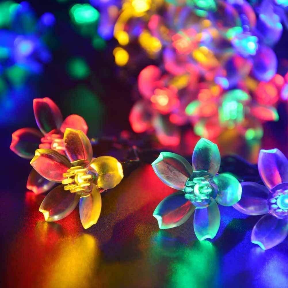 16 LED 4 Meter Blossom Flower Fairy String Lights LASATECH