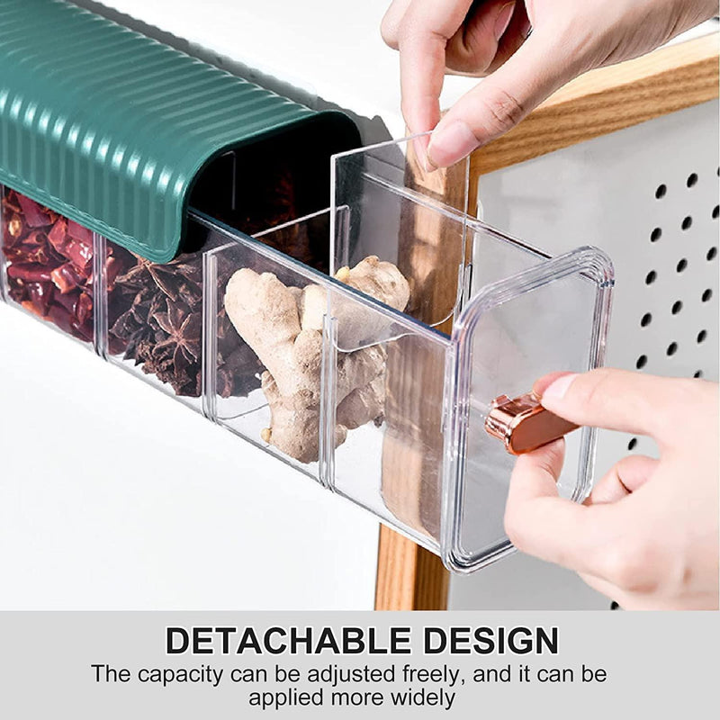 Clear Wall Mounted Drawer Organizer LASATECH