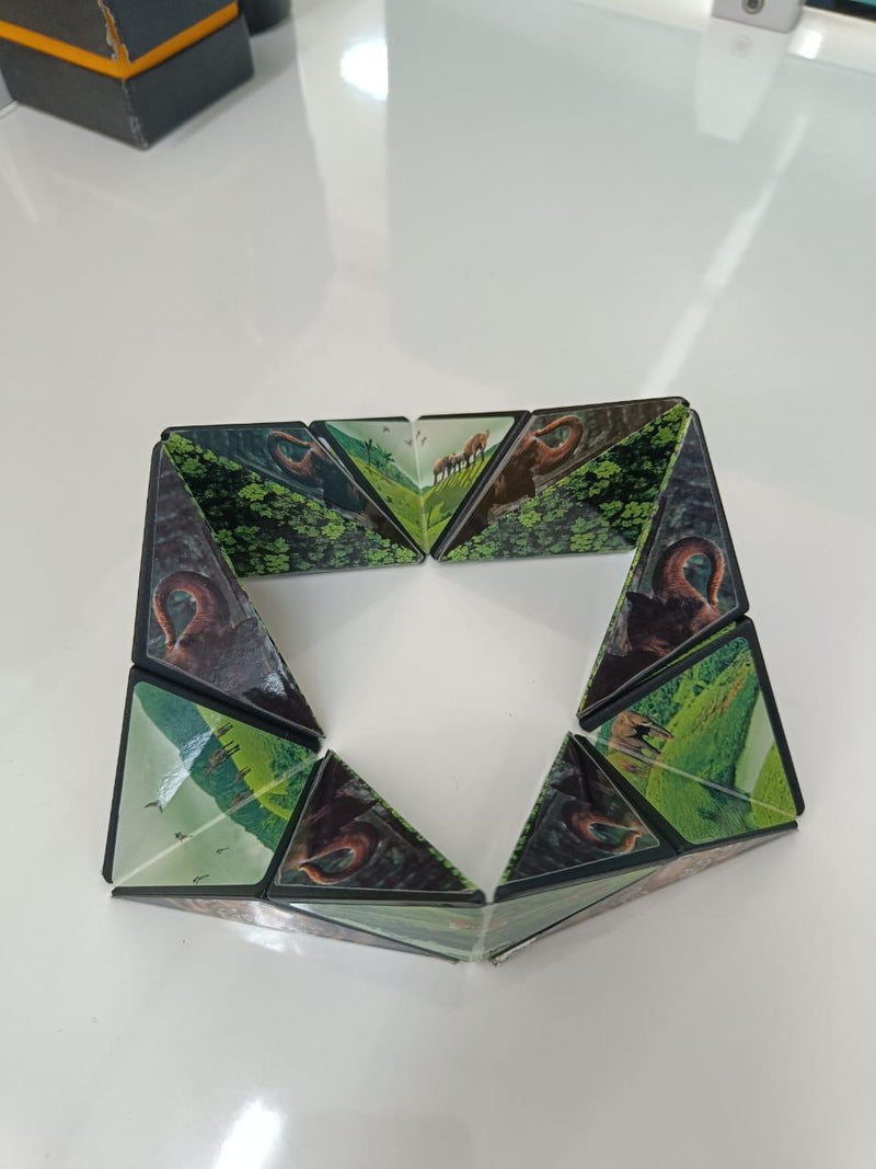 3D Cube Shape Shifting Box LASATECH