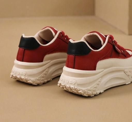 Women's Casual Sneaker Shoes Red LASATECH