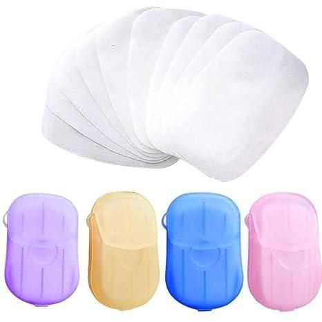 3 Pcs Portable Disposable Mini Scented Paper Soap LASATECH