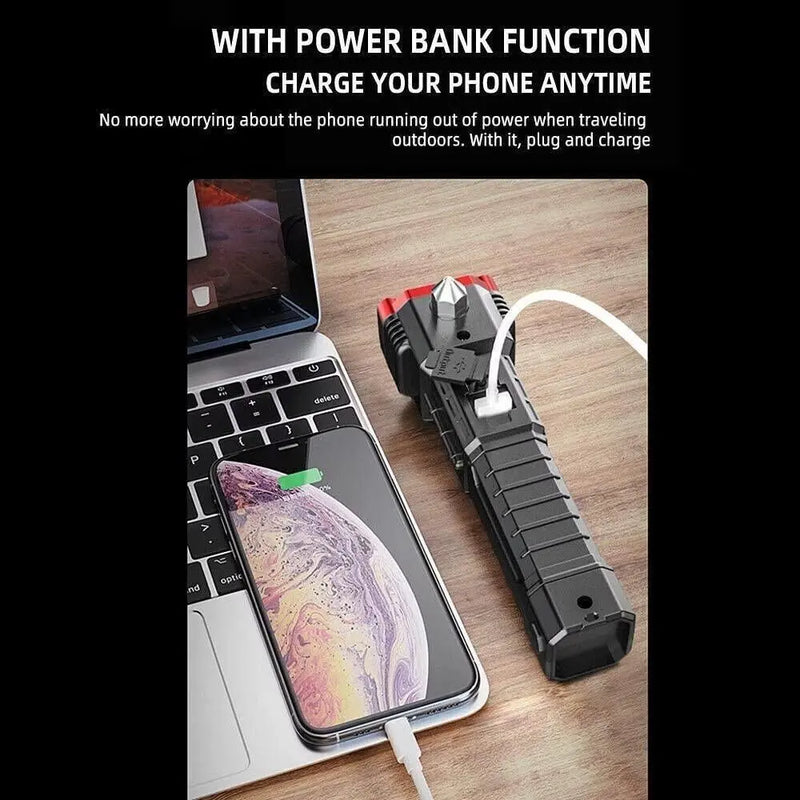 Portable Rechargeable Torch LED Flashlight LASATECH
