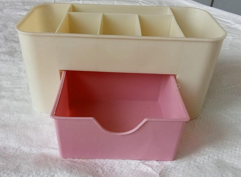 6 Slots And 1 Mini Drawer In This Beauty Organizer for Makeup Tools LASATECH