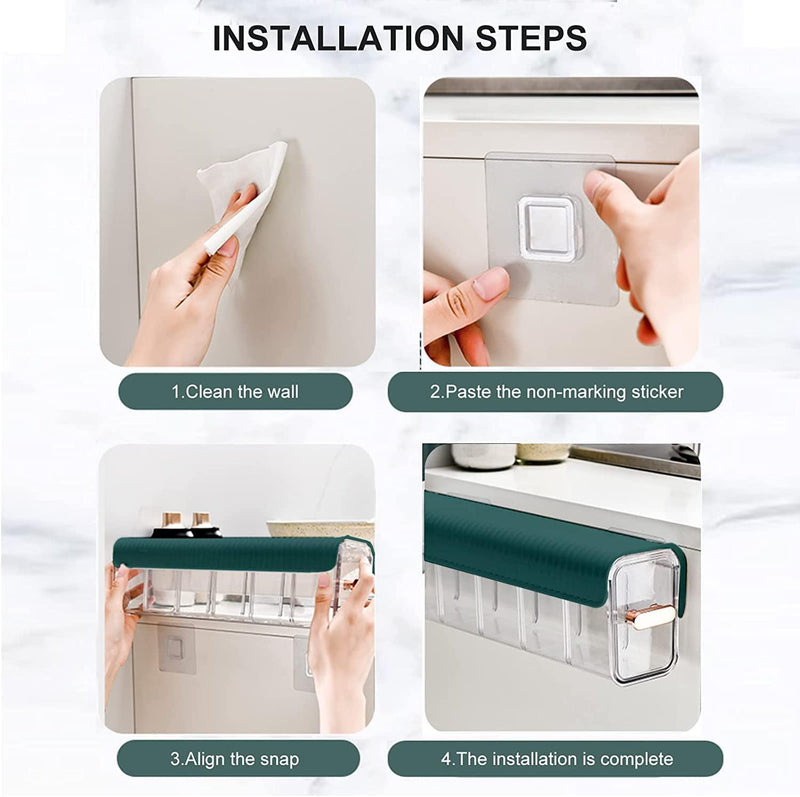 Clear Wall Mounted Drawer Organizer LASATECH