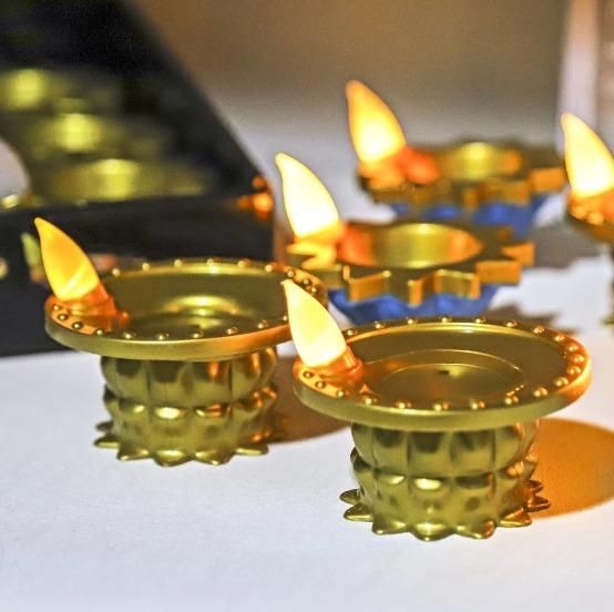 Water Pouring  Diya Led Light LASATECH