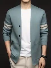 Men's Casual Cardigan Blazer LASATECH