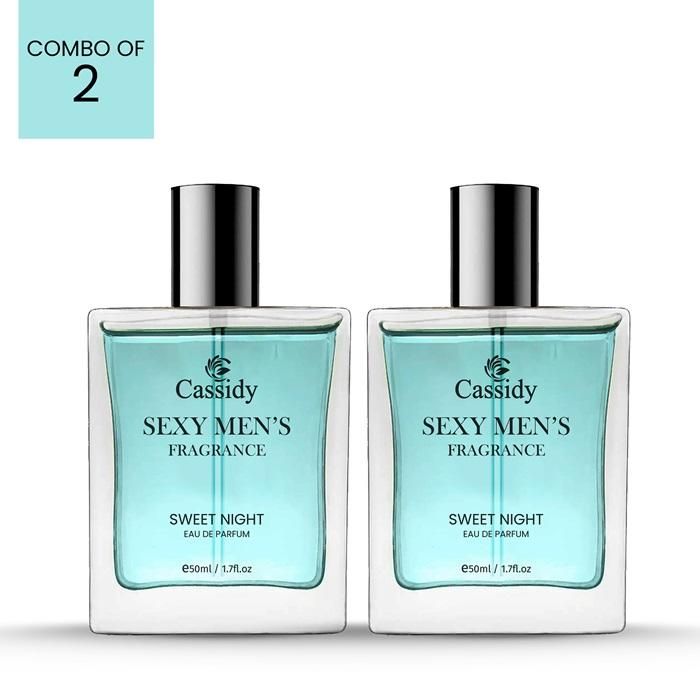 CASSIDY Sexy Men's Sweet Night, 50ml (Pack of 2) LASATECH