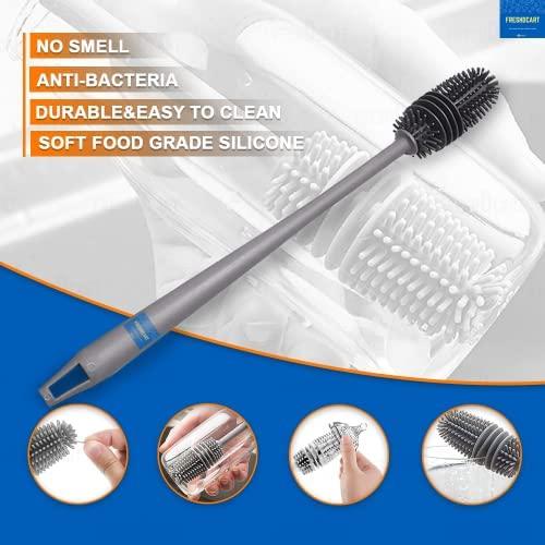 Cleaning Silicone Brush with Long Handle LASATECH