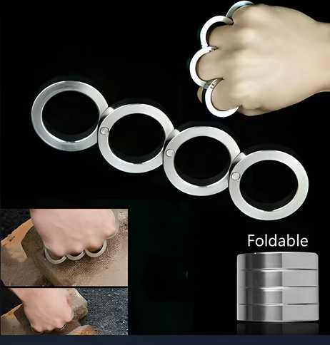 Stainless Steel Outdoor Rotatable Folding Ring (Pack of 1) LASATECH