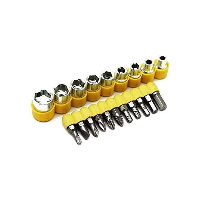 T Shape Screwdriver Set Batch Head Ratchet Pawl Socket Spanner Hand Tools LASATECH