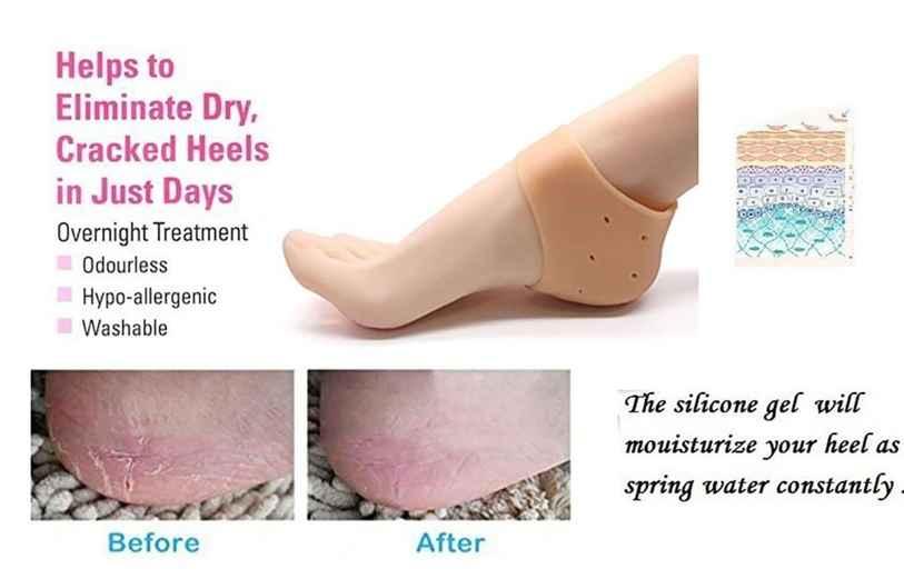 Anti-Crack Silicone Gel Heel Pad LASATECH