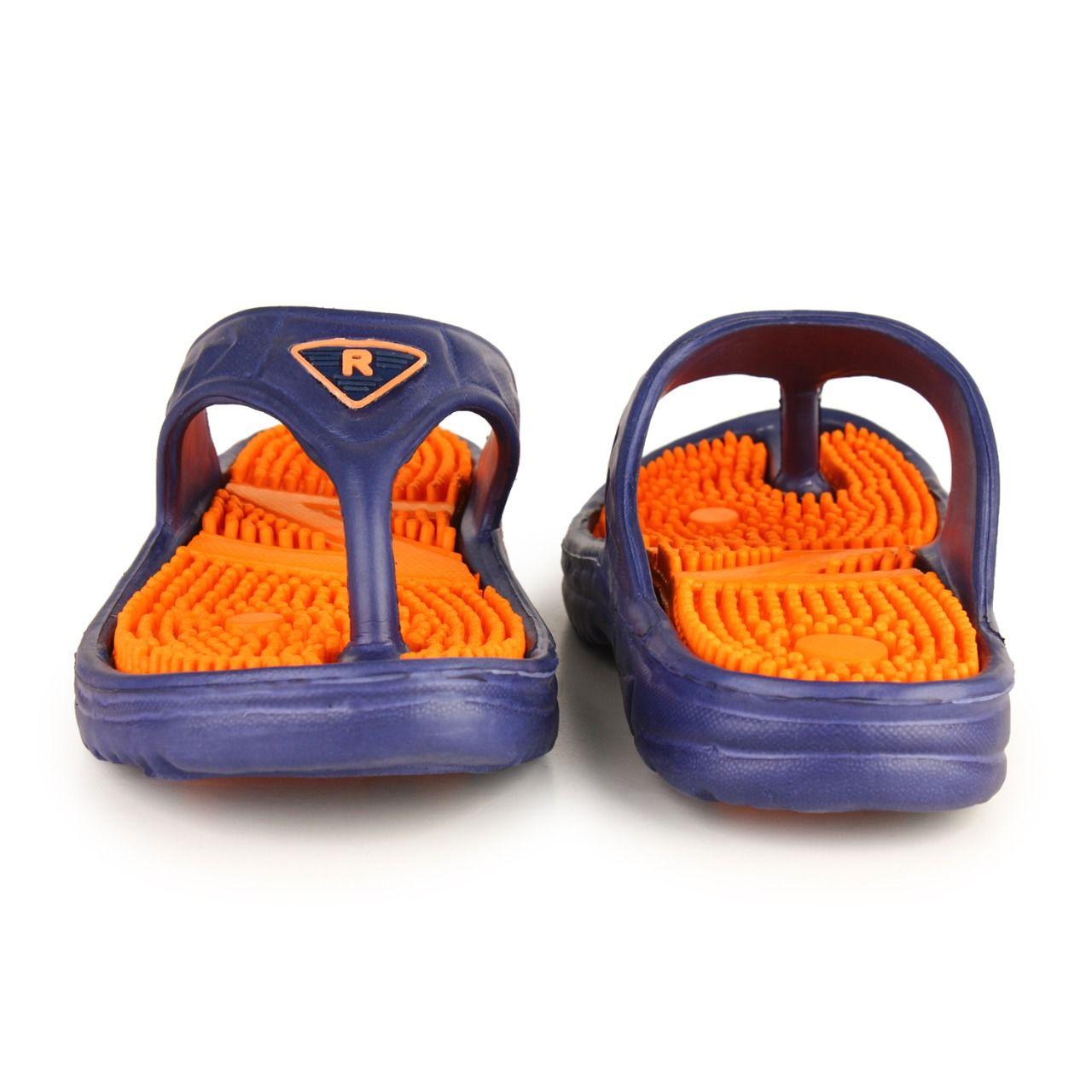 Monex Stylist Orange Slipper For Men