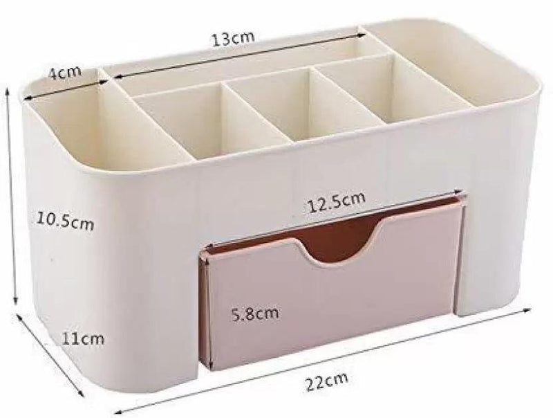 6 Slots And 1 Mini Drawer In This Beauty Organizer for Makeup Tools LASATECH