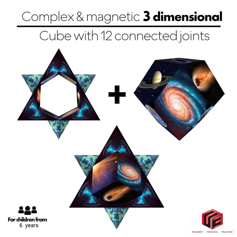 3D Cube Shape Shifting Box LASATECH