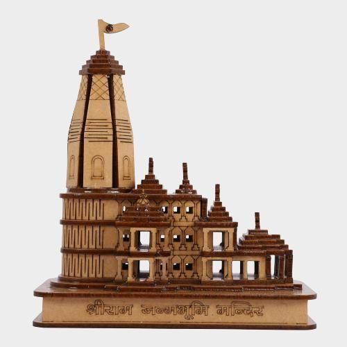 Decorative Showpiece Wood Temple for Gift LASATECH