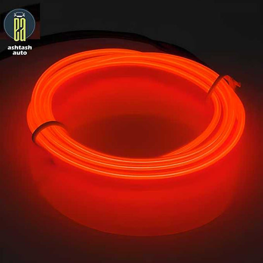 5M EL Wire Car Interior Light Neon Light, Dance Party Decor Light Neon LED Lamp Flexible EL Wire Rope Tube Waterproof LED Strip ? (Only EL Wire) LASATECH