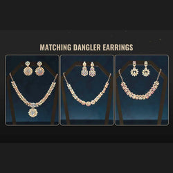 Austrian Diamond Jewellery Set (Set of 3) LASATECH