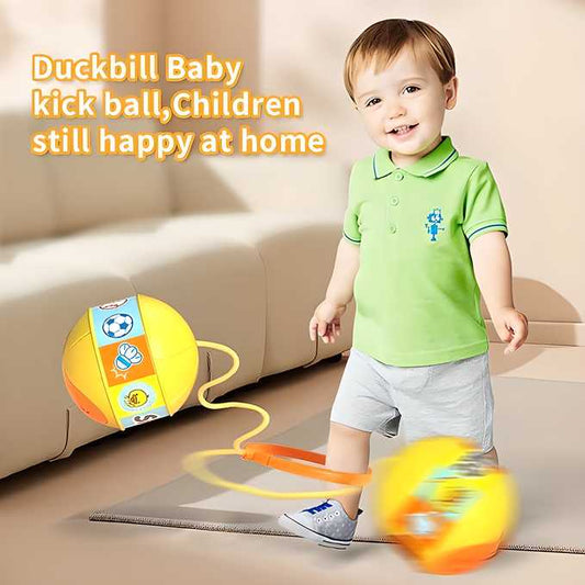 Skip Ball, Portable Foldable Colorful Flash Wheel Swing Ball, Kids Toys LASATECH