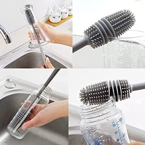 Cleaning Silicone Brush with Long Handle LASATECH