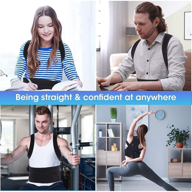 Back & Abdomen Support Pain Relief Posture Corrector Belt LASATECH